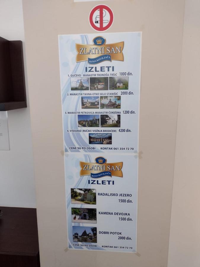 Hotel Zlatni San Banja Koviljača Zewnętrze zdjęcie